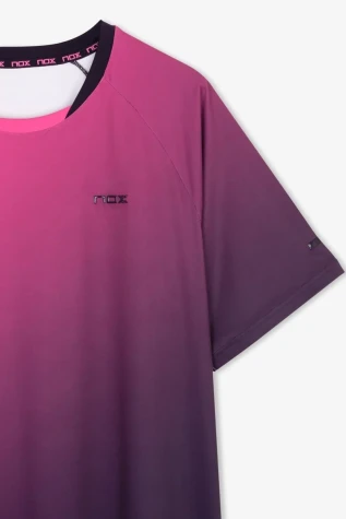 REMERA NOX MEN BLACKBERRY ROSE DEGRADE