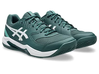 CALZADO ASICS MEN GEL DEDICATE 8 CLAY DARK NEPTUNE WHITE