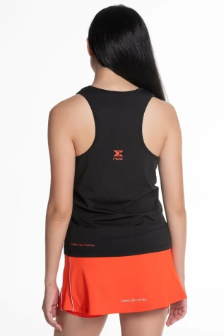CAMISETA NOX MUJER TIRANTES NEGRO