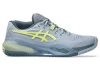 CALZADO ASICS MEN GEL RESOLUTION X CLAY GREY BLUE PISTACHIO