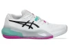 CALZADO ASICS MEN GEL RESOLUTION X CLAY WHITE AURORA GREEN