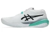 CALZADO ASICS MEN GEL RESOLUTION X CLAY WHITE AURORA GREEN